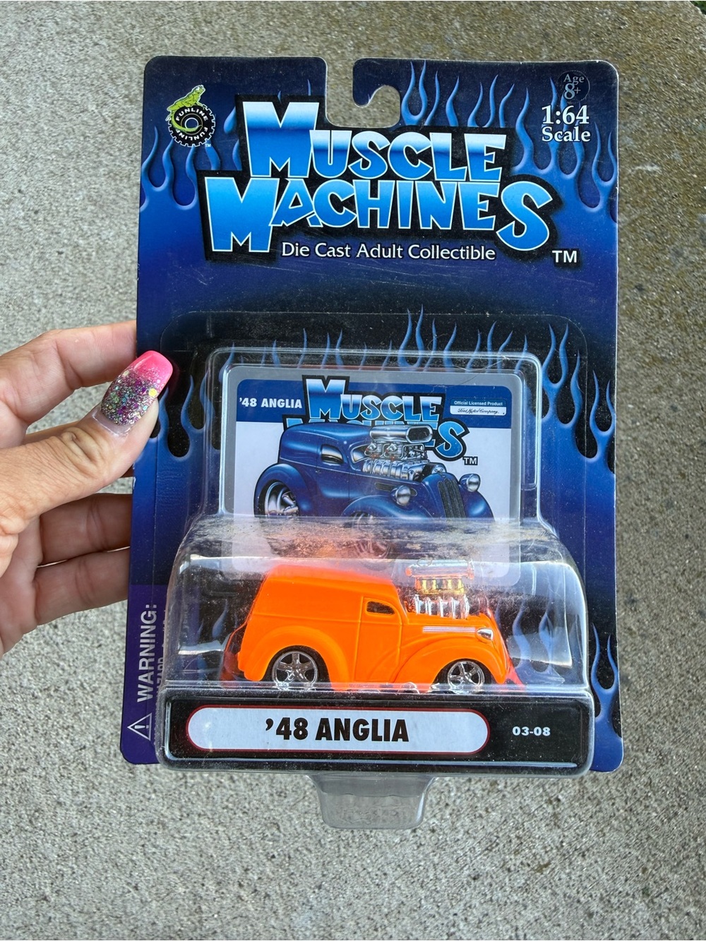 '48 Anglia Die-Cast Toy Car - Orange